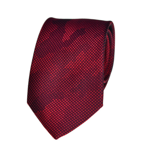 Spots Red Silk Tie 