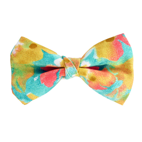 Impressionist Floral Bow Tie