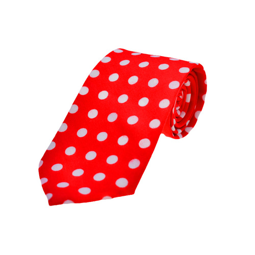Red Polka Dots Tie 